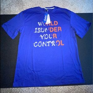 royal blue guys slogan tee